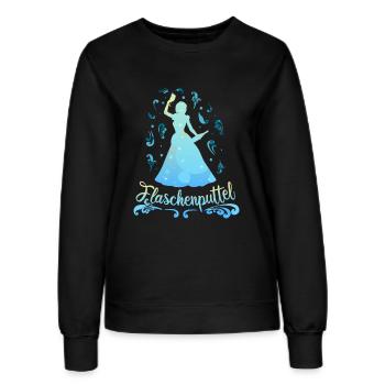 Bottle Putt - Bachelorettes JGA Princess - Women’s Sweatshirt - black - Front - AI Model Female 172 light (172cm)