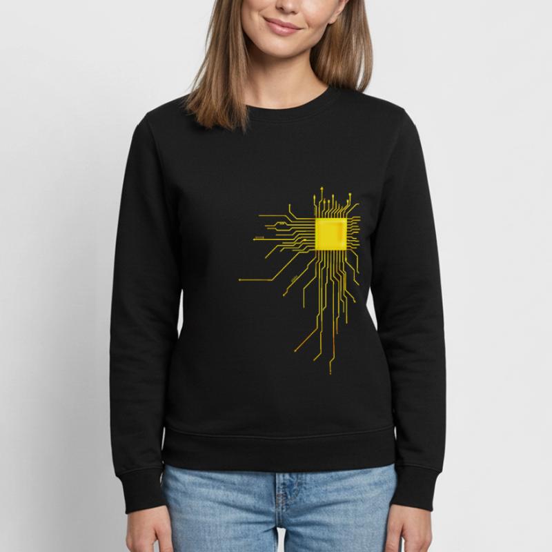 platine Core cpu Computer Nerd Programmierer admin Frauen Sweatshirt