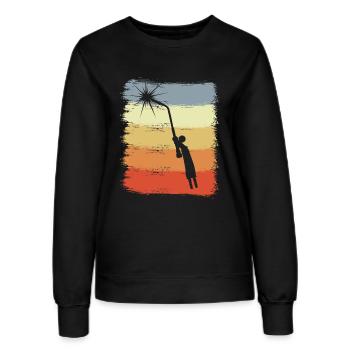 Soudure électronique - Sweat Femme - noir - Devant - AI Model Female 172 light (172cm)