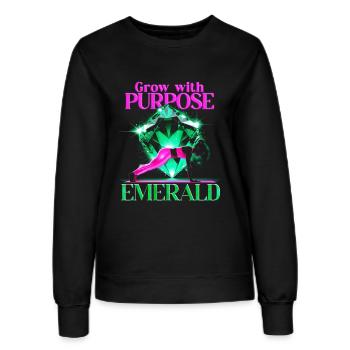 pierre de naissance - Sweat Femme - noir - Devant - AI Model Female 172 light (172cm)