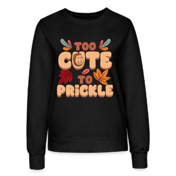 Igel Tag Hedgehog Day trop mignon pour être piquant - Sweat Femme - noir - Devant - AI Model Female 172 light (172cm)