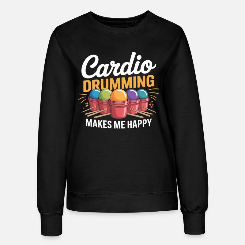 Cardio Drumming Joy - Women’s Sweatshirt - black