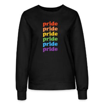 Pride - Women’s Sweatshirt - black - Front - AI Model Female 172 light (172cm)