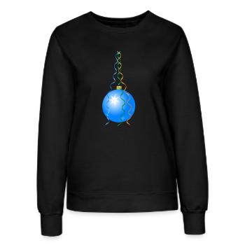 weihnachten winter rentier weihnachtsmann ugly chr - Frauen Sweatshirt - Schwarz - Vorne - AI Model Female 172 light (172cm)