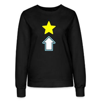 Star Arrow Icône des bandes dessinées - Sweat Femme - noir - Devant - AI Model Female 172 light (172cm)