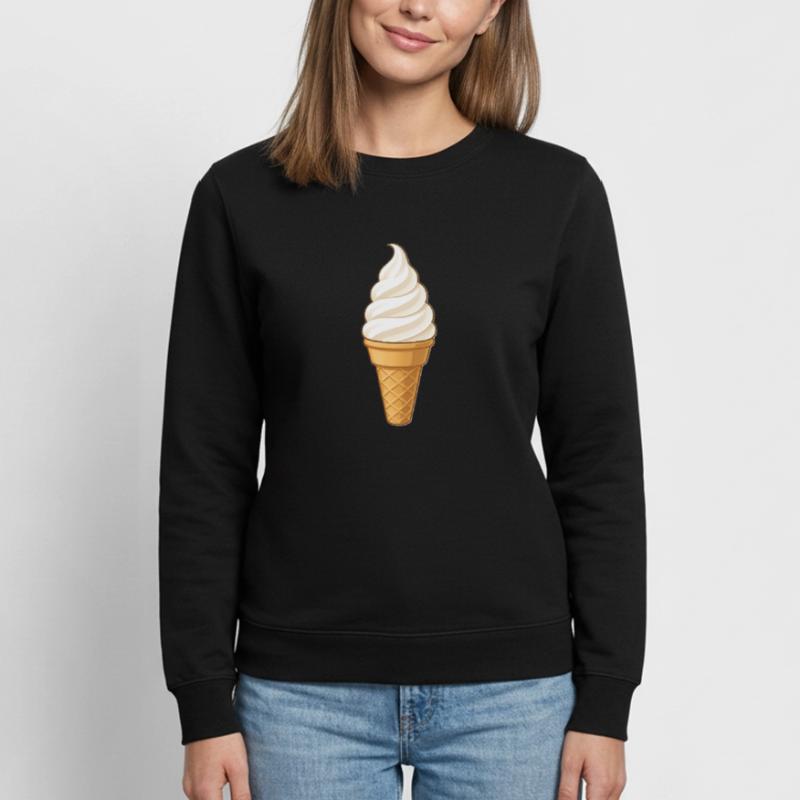 Vanille-Softeis Frauen Sweatshirt