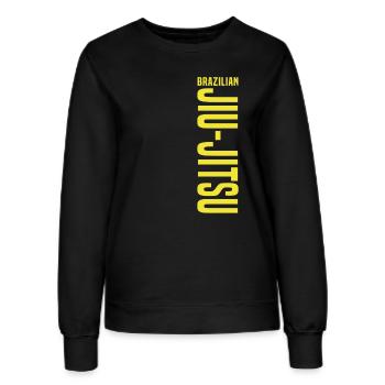 Brazilian Jiu Jitsu T-shirt BJJ Jiu-Jitsu - Frauen Sweatshirt - Schwarz - Vorne - AI Model Female 172 light (172cm)