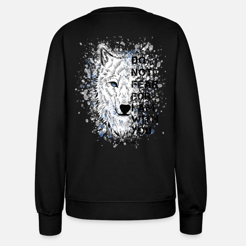 Religious quotation Bible verse - Women’s Sweatshirt - black