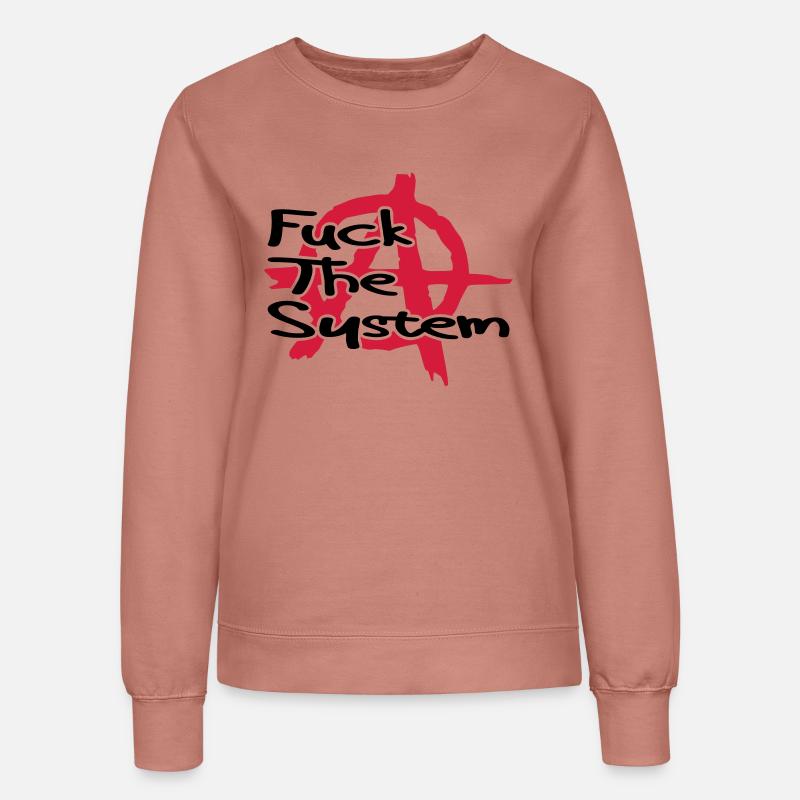 Anarchy__V008 - Sweat Femme - rose poudré