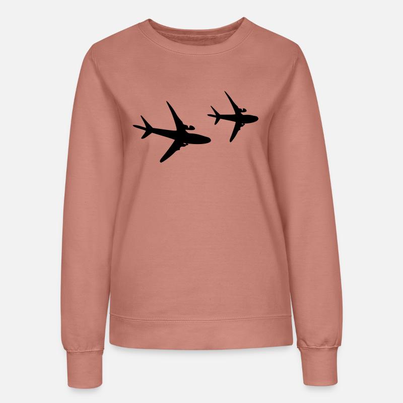 Flugschirm - Frauen Sweatshirt - Altrosa
