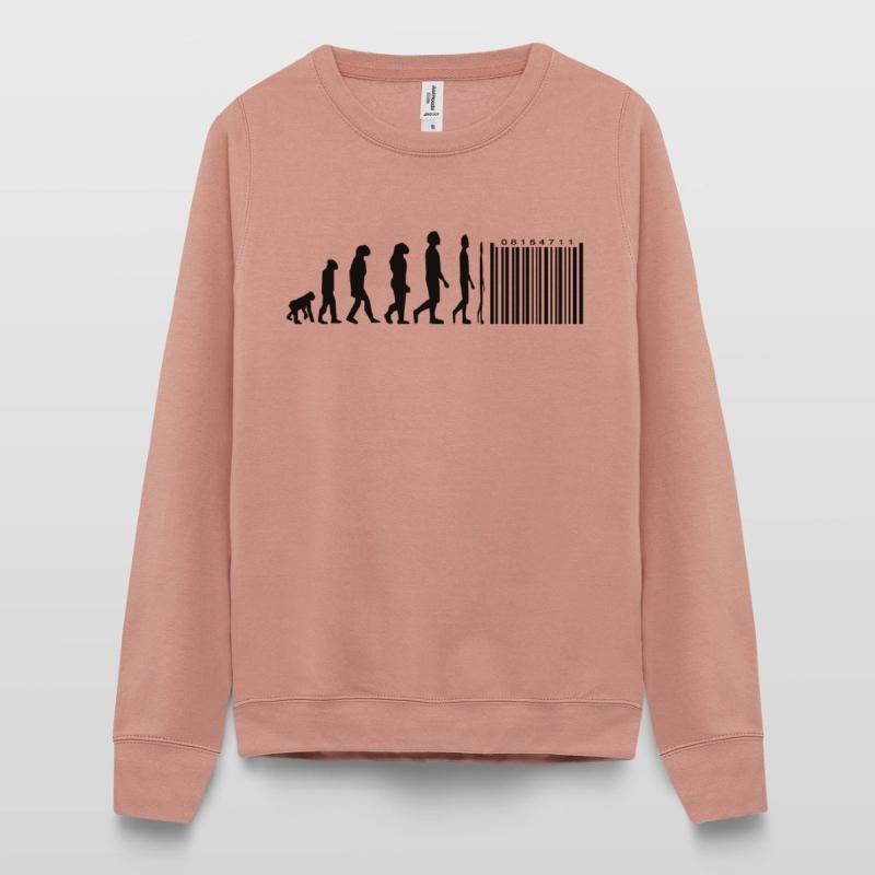 Evolution code à barres Sweat Femme