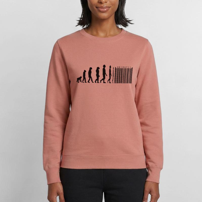 Evolution code à barres Sweat Femme