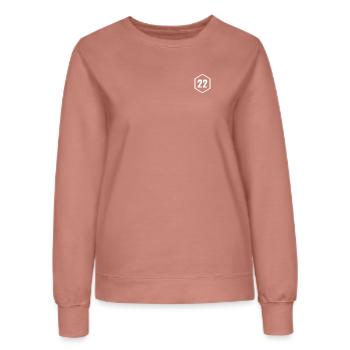 Bretagne - Côtes d'Armor 22 - Weiß - Frauen Sweatshirt - Altrosa - Vorne - AI Model Female 172 dark (172cm)