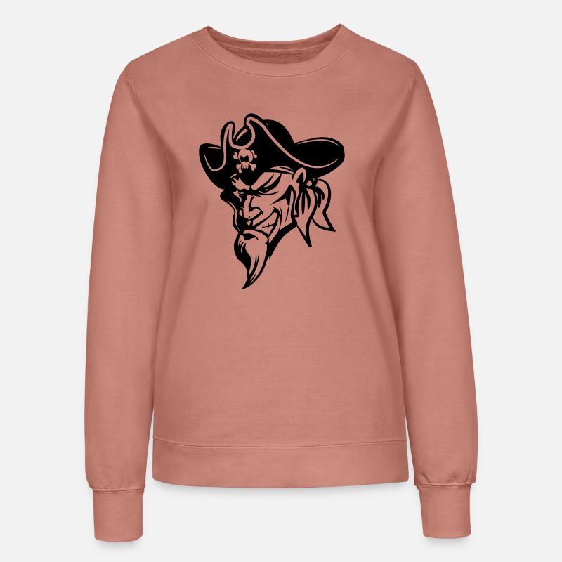 Pirate evil - Women’s Sweatshirt - dusky rose