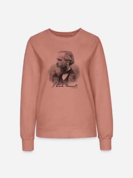 James Clerk Maxwell - Frauen Sweatshirt - Altrosa