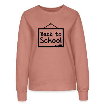 Schule - Frauen Sweatshirt - Altrosa - Vorne - AI Model Female 172 dark (172cm)