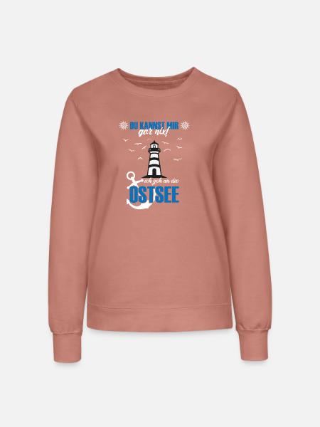 Ostsee - Frauen Sweatshirt - Altrosa