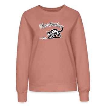 Jeu de mots du pilote de souris pour les nerds et les geeks - Sweat Femme - rose poudré - Devant - AI Model Female 172 dark (172cm)