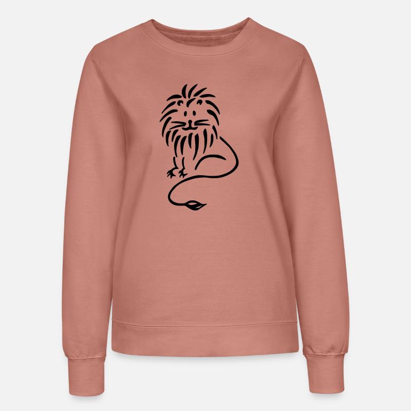 Loewe front - Women’s Sweatshirt - dusky rose