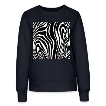 Diamant de passage piéton - Sweat Femme - marine - Devant - AI Model Female 172 light (172cm)