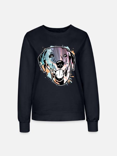 Dalmatiner - Frauen Sweatshirt - Navy