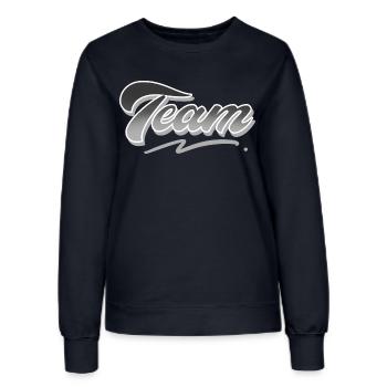 Équipe - Sweat Femme - marine - Devant - AI Model Female 172 light (172cm)