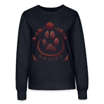 Druid - Women’s Sweatshirt - french navy - Front - AI Model Female 172 light (172cm)