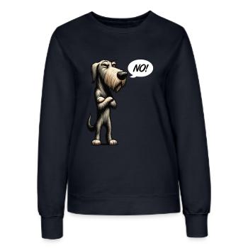 No Irischer Wolfshund Wolfshundbesitzer Wolfshunde - Frauen Sweatshirt - Navy - Vorne - AI Model Female 172 light (172cm)
