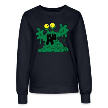 The Blob - Frauen Sweatshirt - Navy - Vorne - AI Model Female 172 light (172cm)