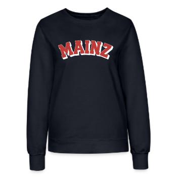 Mainz College - Frauen Sweatshirt - Navy - Vorne - AI Model Female 172 light (172cm)