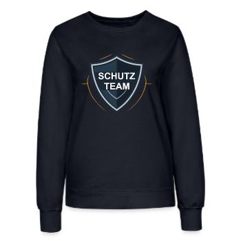 Protection team - Women’s Sweatshirt - french navy - Front - AI Model Female 172 light (172cm)