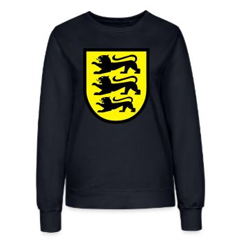 Baden-Württemberg - Frauen Sweatshirt - Navy - Vorne - AI Model Female 172 light (172cm)