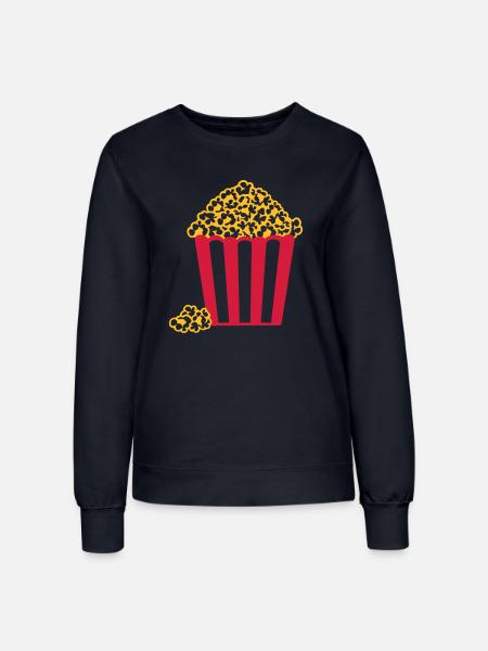 Popcorn - Frauen Sweatshirt - Navy