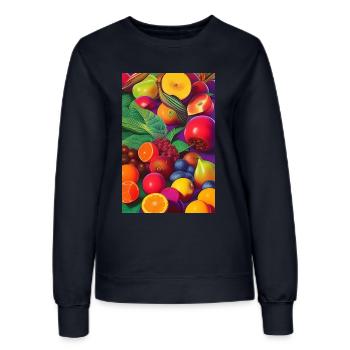 Fruit - Sweat Femme - marine - Devant - AI Model Female 172 light (172cm)