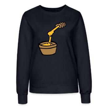 Koch Fondue Käse Aligot Käsefondue französische K - Frauen Sweatshirt - Navy - Vorne - AI Model Female 172 light (172cm)