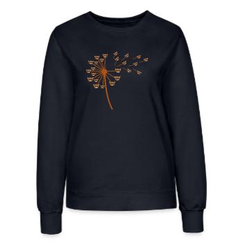 Büffel Rind Ochsen - Frauen Sweatshirt - Navy - Vorne - AI Model Female 172 light (172cm)