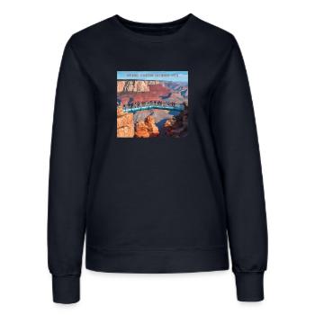 Grand Canyon SkyWalk - Frauen Sweatshirt - Navy - Vorne - AI Model Female 172 light (172cm)