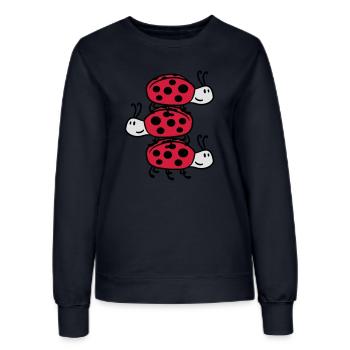 Tour de la coccinelle - Sweat Femme - marine - Devant - AI Model Female 172 light (172cm)