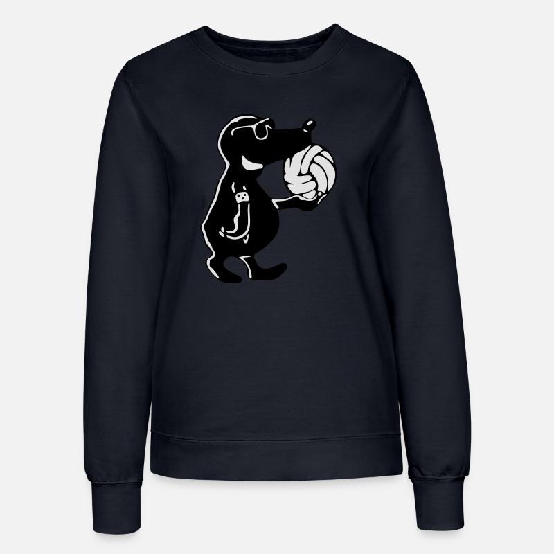 Volley-Maulwurf - Frauen Sweatshirt - Navy