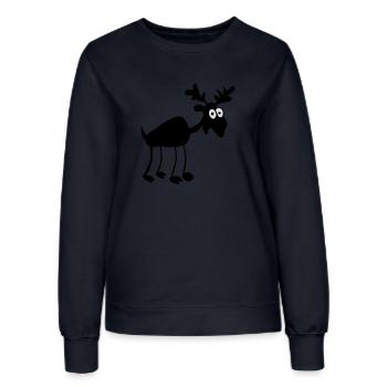 Elan marrant - Sweat Femme - marine - Devant - AI Model Female 172 light (172cm)