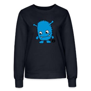 Monster (3ck) - Frauen Sweatshirt - Navy - Vorne - AI Model Female 172 light (172cm)
