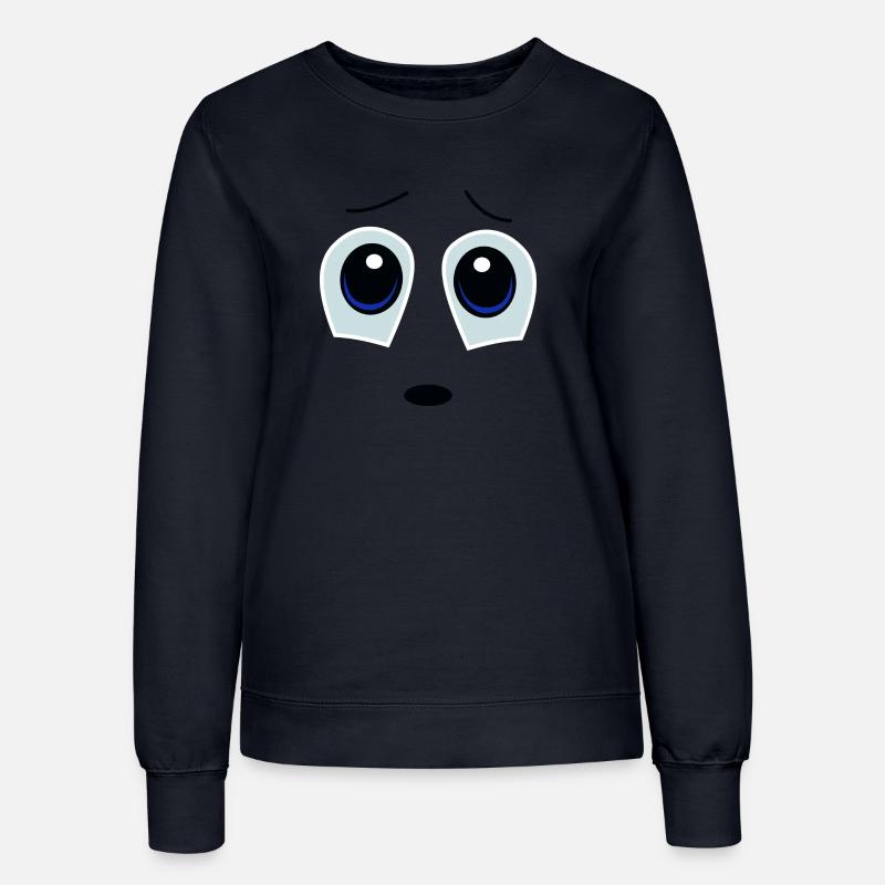 comic-face2 - Frauen Sweatshirt - Navy
