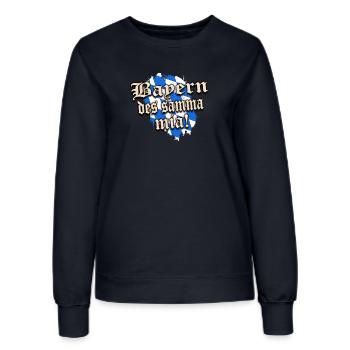 BAYERN DES SAMMA MIA! - Frauen Sweatshirt - Navy - Vorne - AI Model Female 172 light (172cm)