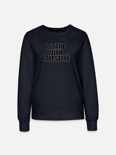 I Stand With Palestine - Sweat Femme - marine