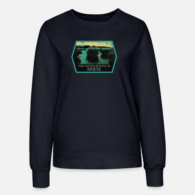 Marais Parc naturel de Brière: Authentic Nature - Women’s Sweatshirt - french navy