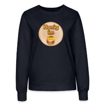 Miel en pot - Sweat Femme - marine - Devant - AI Model Female 172 light (172cm)