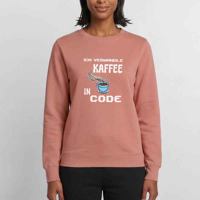 Developer Computerfreak Statement Coden Skripting Frauen Sweatshirt