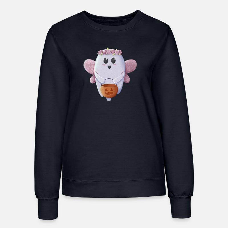 Sweet Ghost Ready for Halloween - Women’s Sweatshirt - french navy