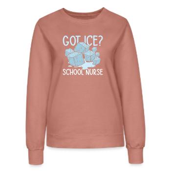 got school nurse - Frauen Sweatshirt - Altrosa - Vorne - AI Model Female 172 dark (172cm)