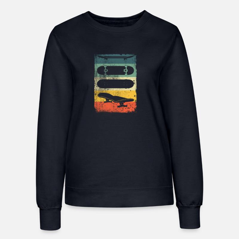 Skateboard Retro - Women’s Sweatshirt - french navy